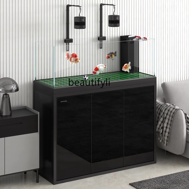 Planted Aquarium Models - Ecological fish tank bottom filter living