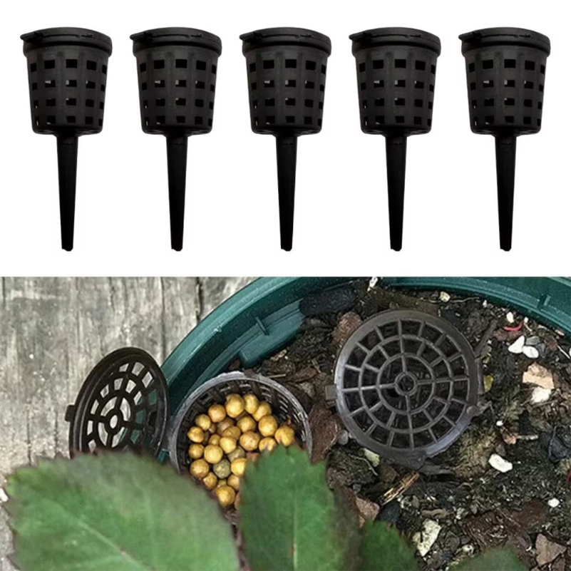 Aquarium Plant Nursery - 5Pcs Fertilizer Mesh Baskets Garden Nursery