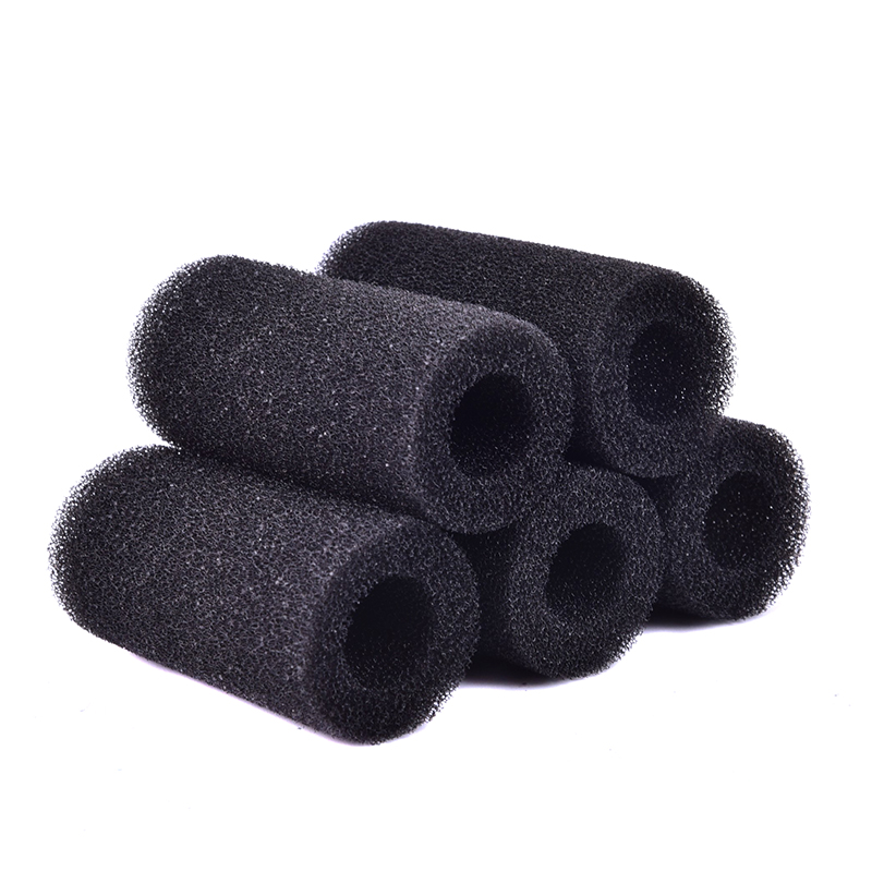 Aquarium Planted Filter - 5Pcs L Size Black Sponge Aquarium