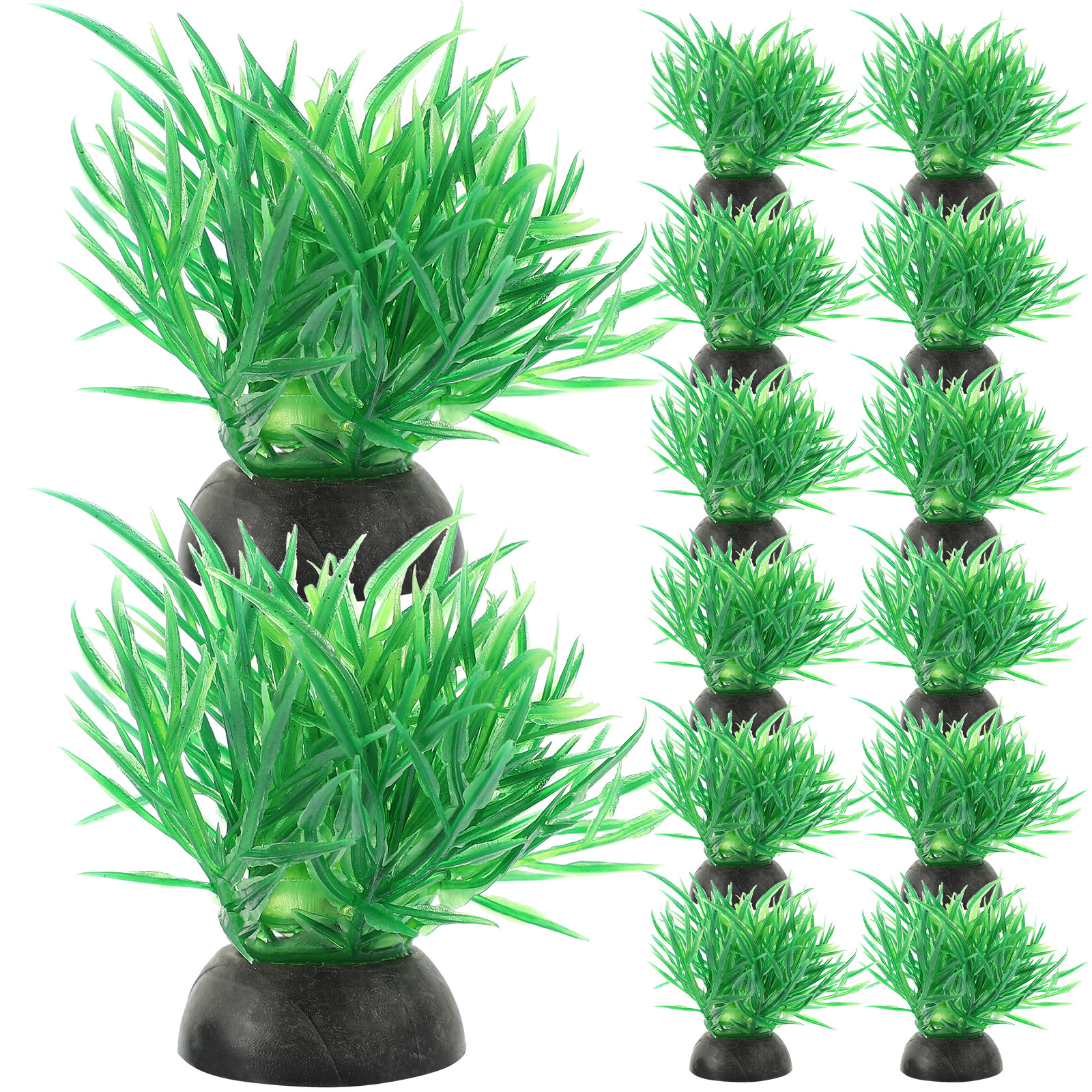 Planted Aquarium Models - 20Pcs Tall Plastic Aquarium Plants for