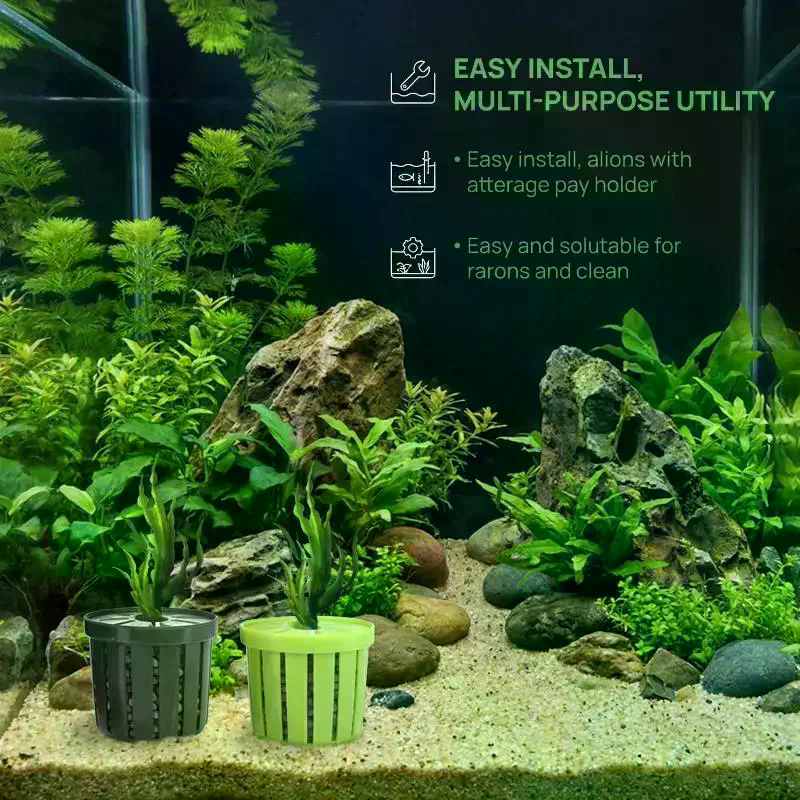 Aquarium Plant Nursery - Pet Fish Tank Plant Holders 4