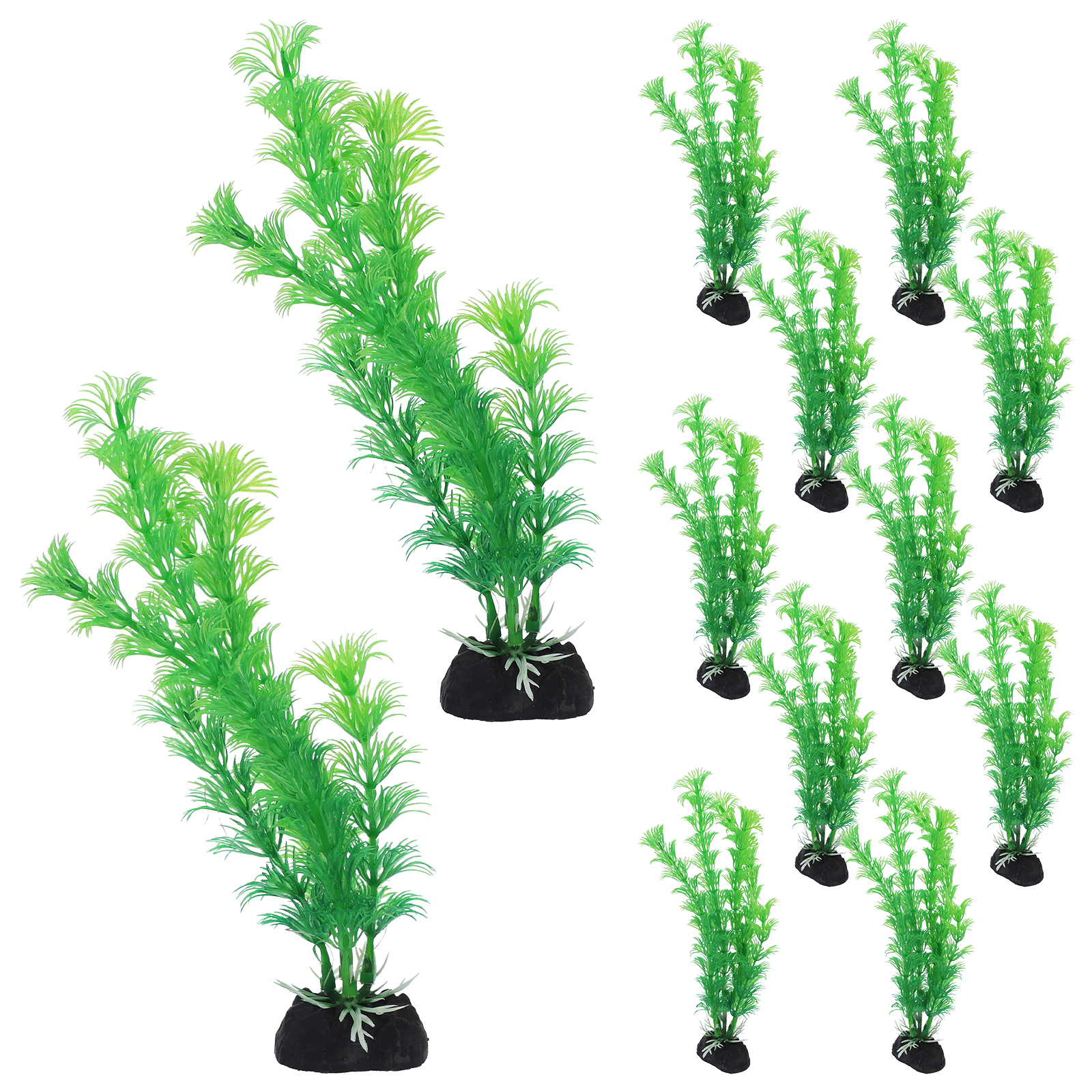 12pcs Plastic Aquarium Plants  - Planted Aquarium Models บทวิจารณ์และราคา