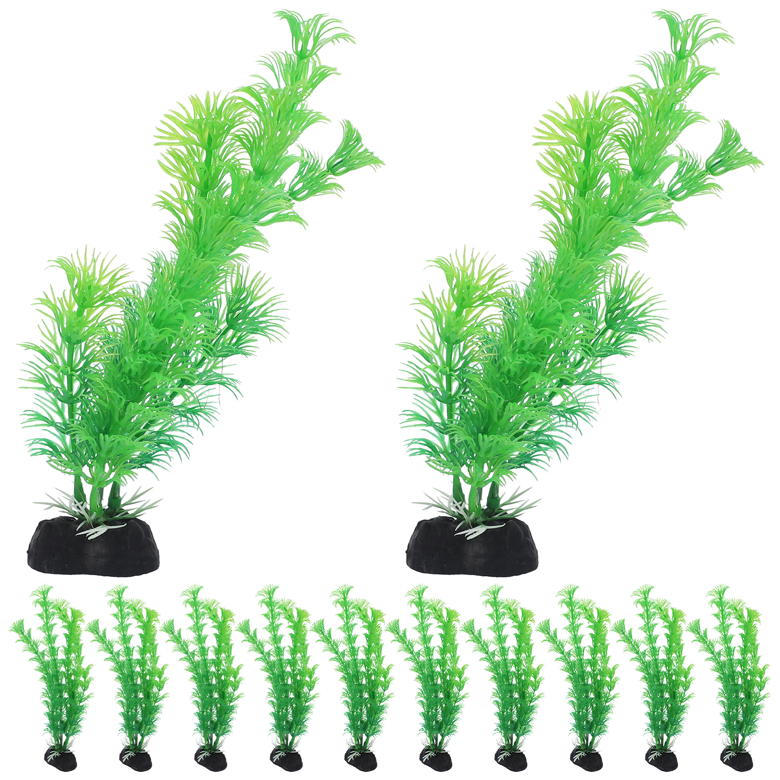 12pcs Plastic Aquarium Plants  - Planted Aquarium Models บทวิจารณ์และราคา