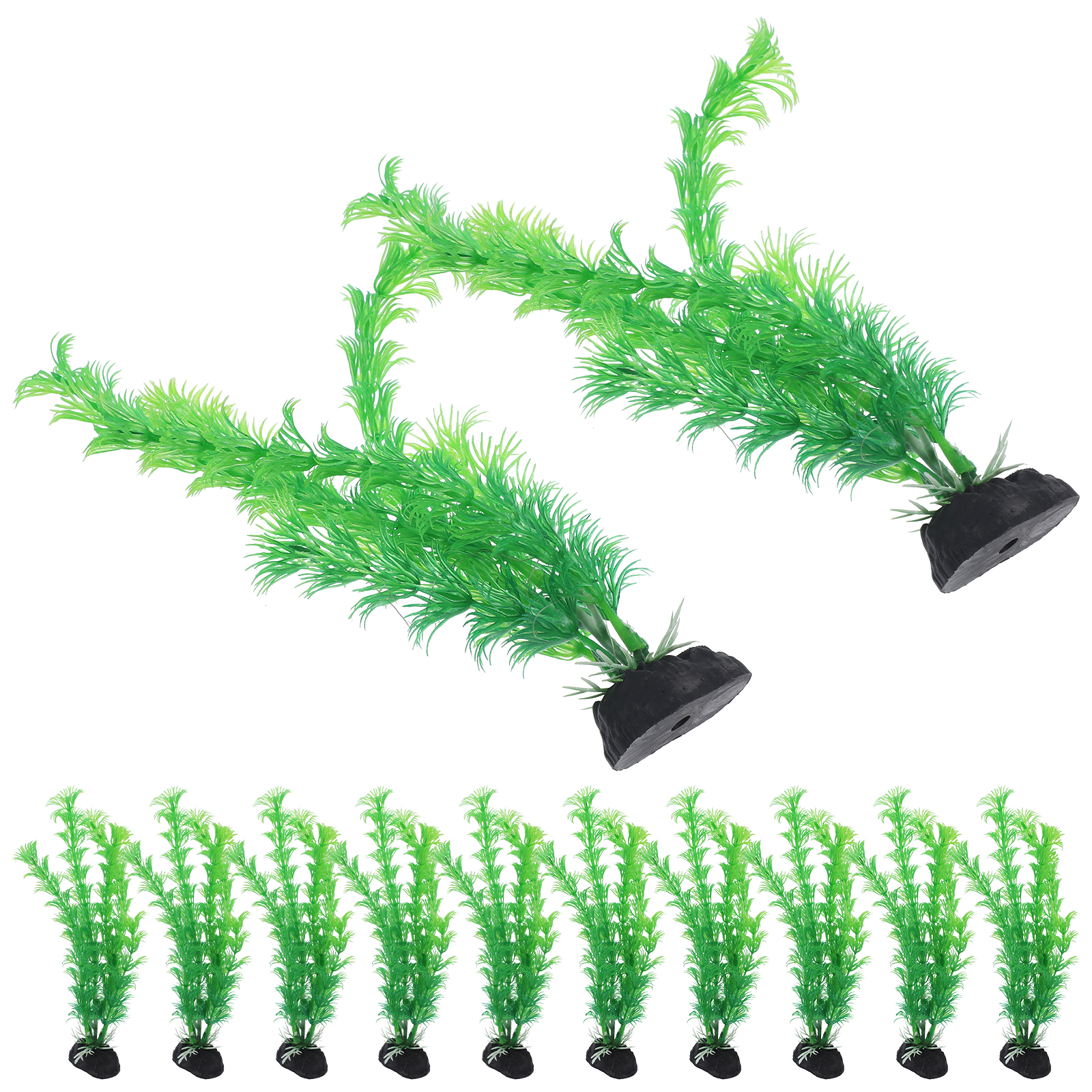 12pcs Plastic Aquarium Plants  - Planted Aquarium Models บทวิจารณ์และราคา
