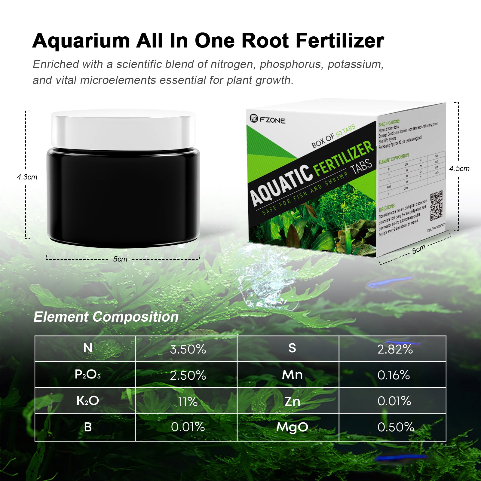 FZONE Aquarium Root Tabs Plant - Aquarium Plant Root Fertilizer บทวิจารณ์และราคา