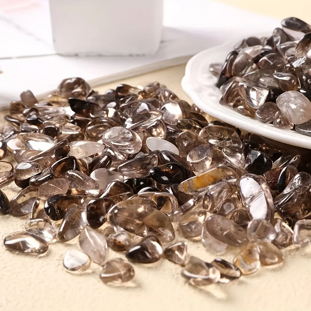 Smoky Quartz Crystal Chips,Irr - Planted Aquarium Materials บทวิจารณ์และราคา