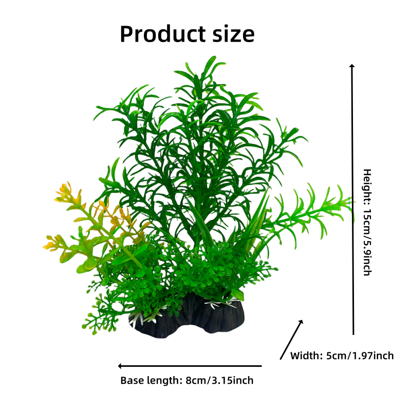1PCS Aquarium Decor Set - Vibr - Planted Aquarium Materials บทวิจารณ์และราคา