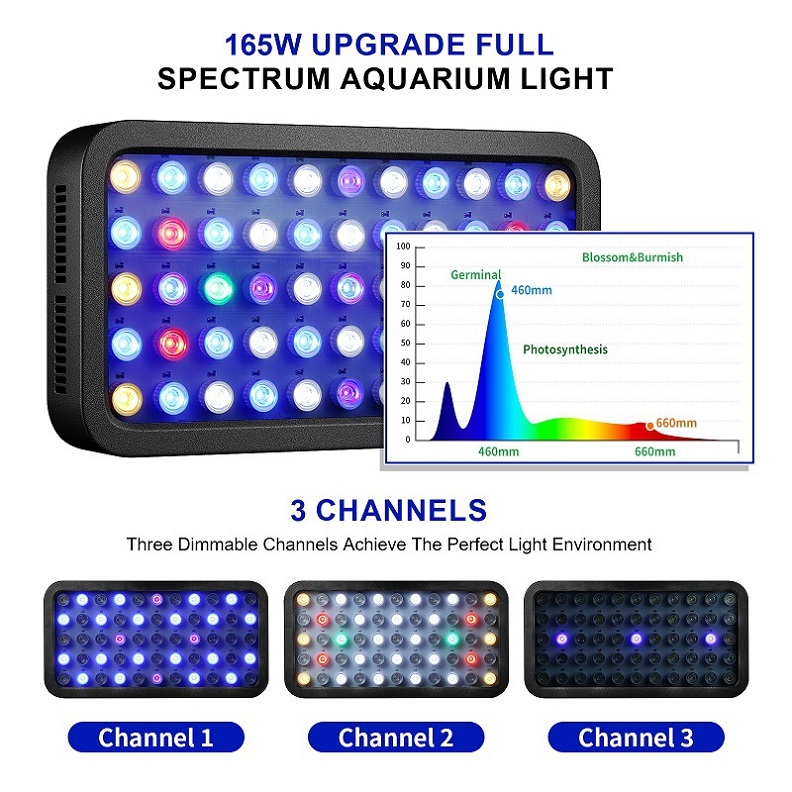 Wifi Control  Coral Reef 165w  - Planted Aquarium Models บทวิจารณ์และราคา