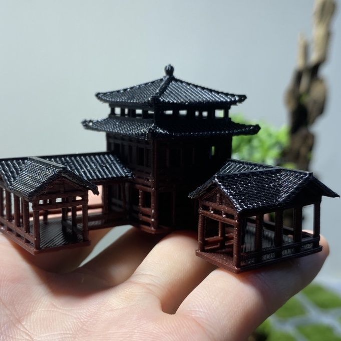 Plastics Chinese Style Ancient - Planted Aquarium Models บทวิจารณ์และราคา