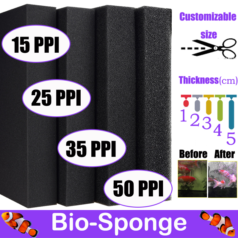 15/25/35/50PPI Aquarium Bioche - Aquarium Planted Filter บทวิจารณ์และราคา