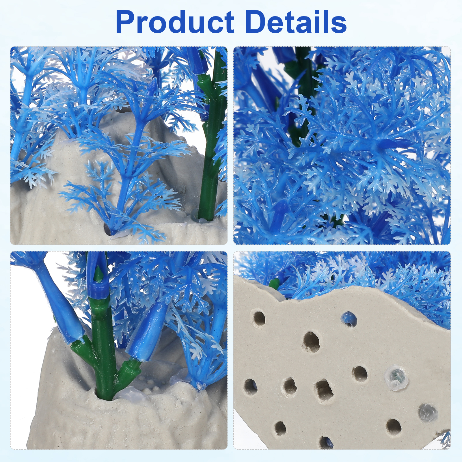 Simulation Water Grass Blue Aq - Planted Aquarium Materials บทวิจารณ์และราคา