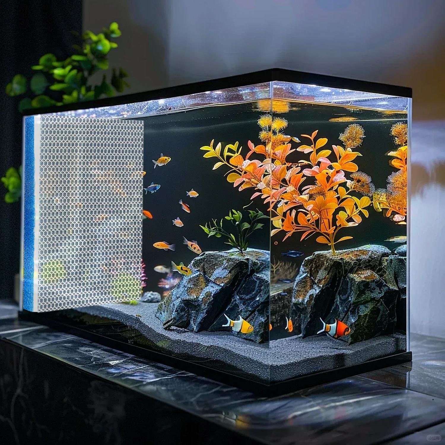 Washable Reusable Water Filter - Aquarium Planted Filter บทวิจารณ์และราคา