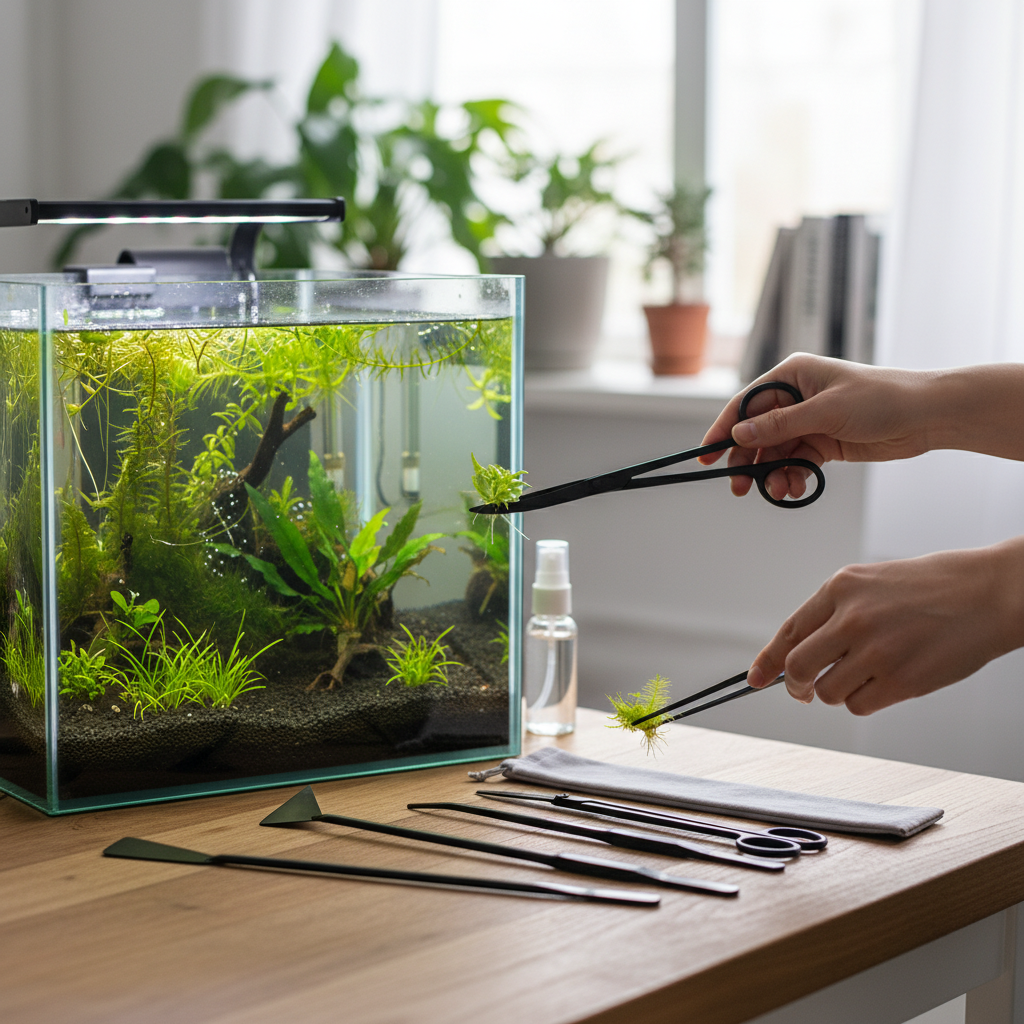 Stainless Steel Aquarium Tools - Planted Aquarium Cleaning Kit บทวิจารณ์และราคา