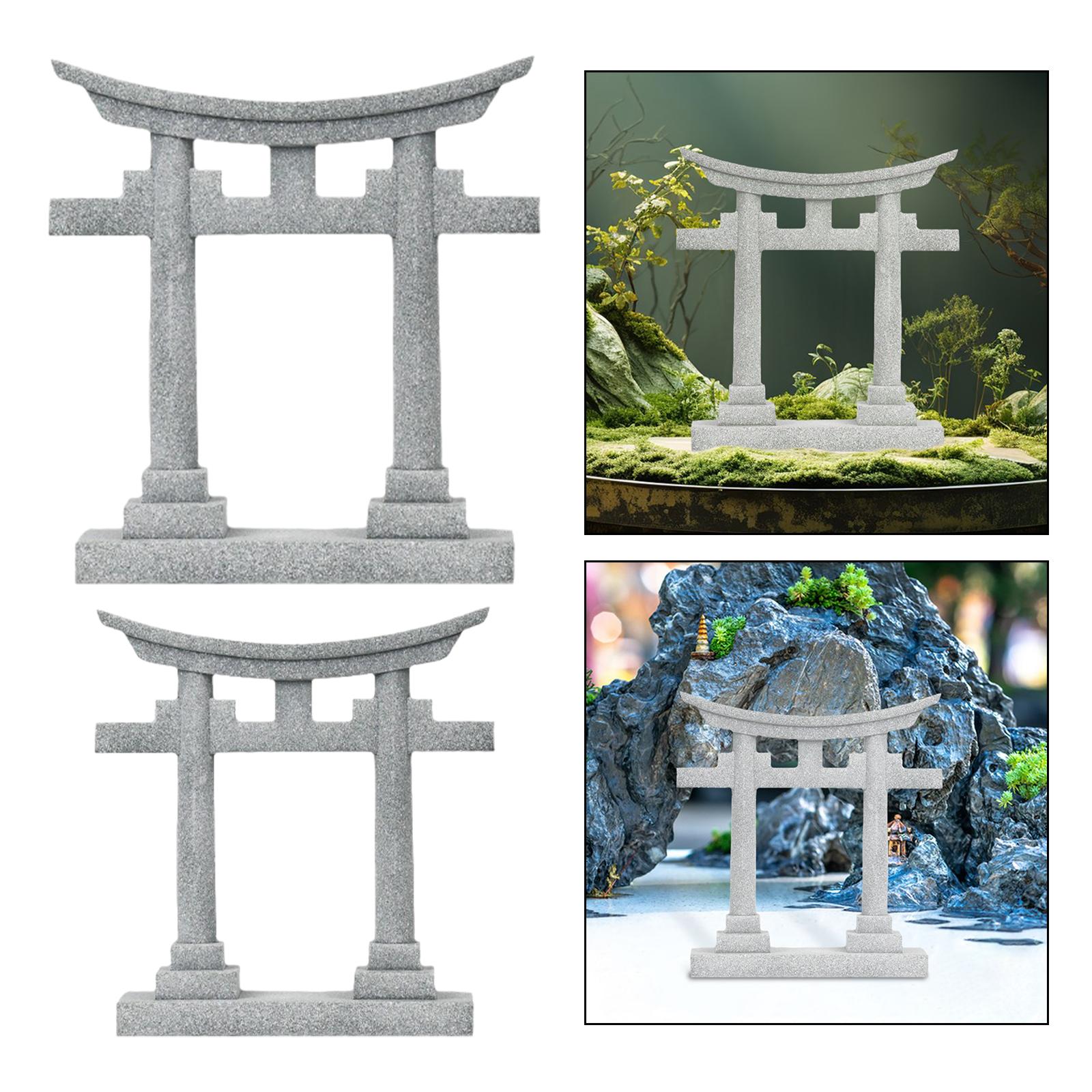 Japan Torii Gate Shrine Model  - Planted Aquarium Models บทวิจารณ์และราคา