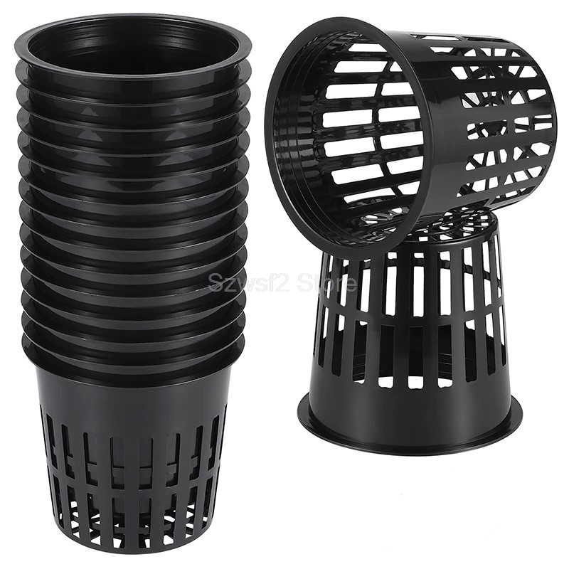 10pcs Hydroponic Mesh Pot Vege - Aquarium Plant Nursery บทวิจารณ์และราคา