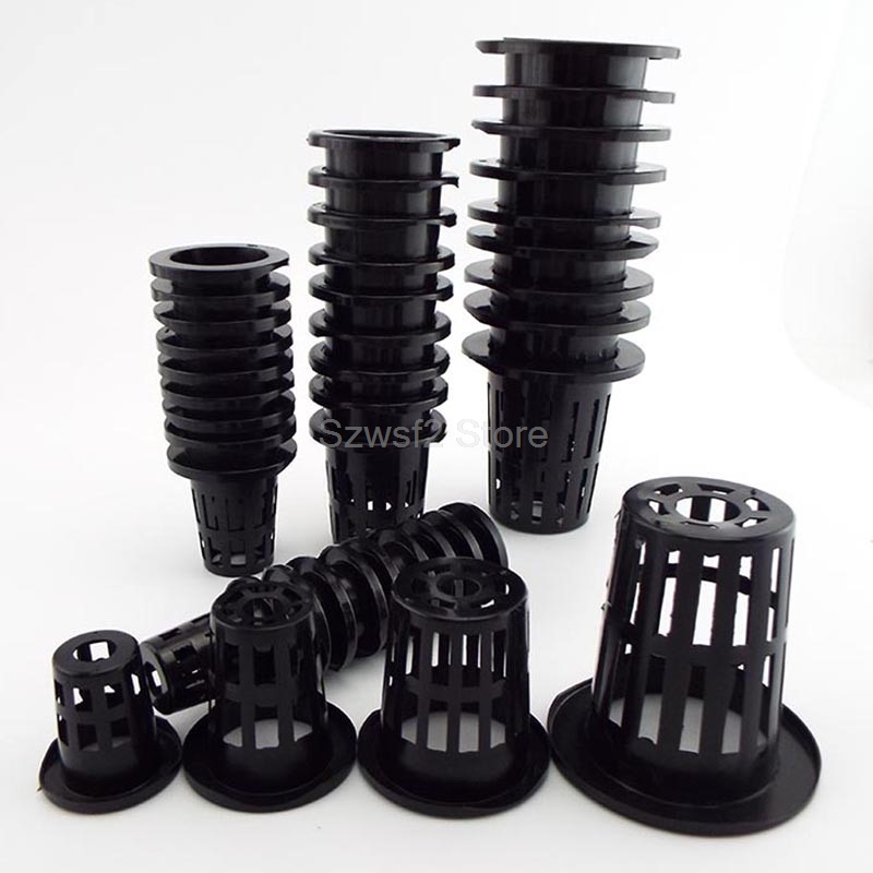 10pcs Hydroponic Mesh Pot Vege - Aquarium Plant Nursery บทวิจารณ์และราคา