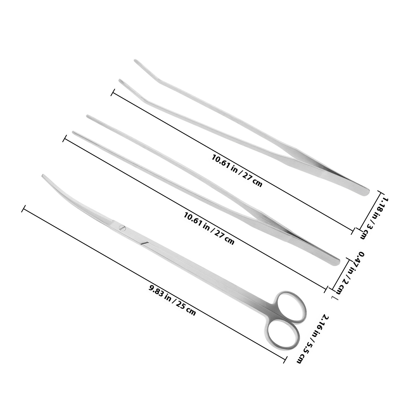 1Set Stainless Steel Aquarium  - Planted Aquarium Cleaning Kit บทวิจารณ์และราคา