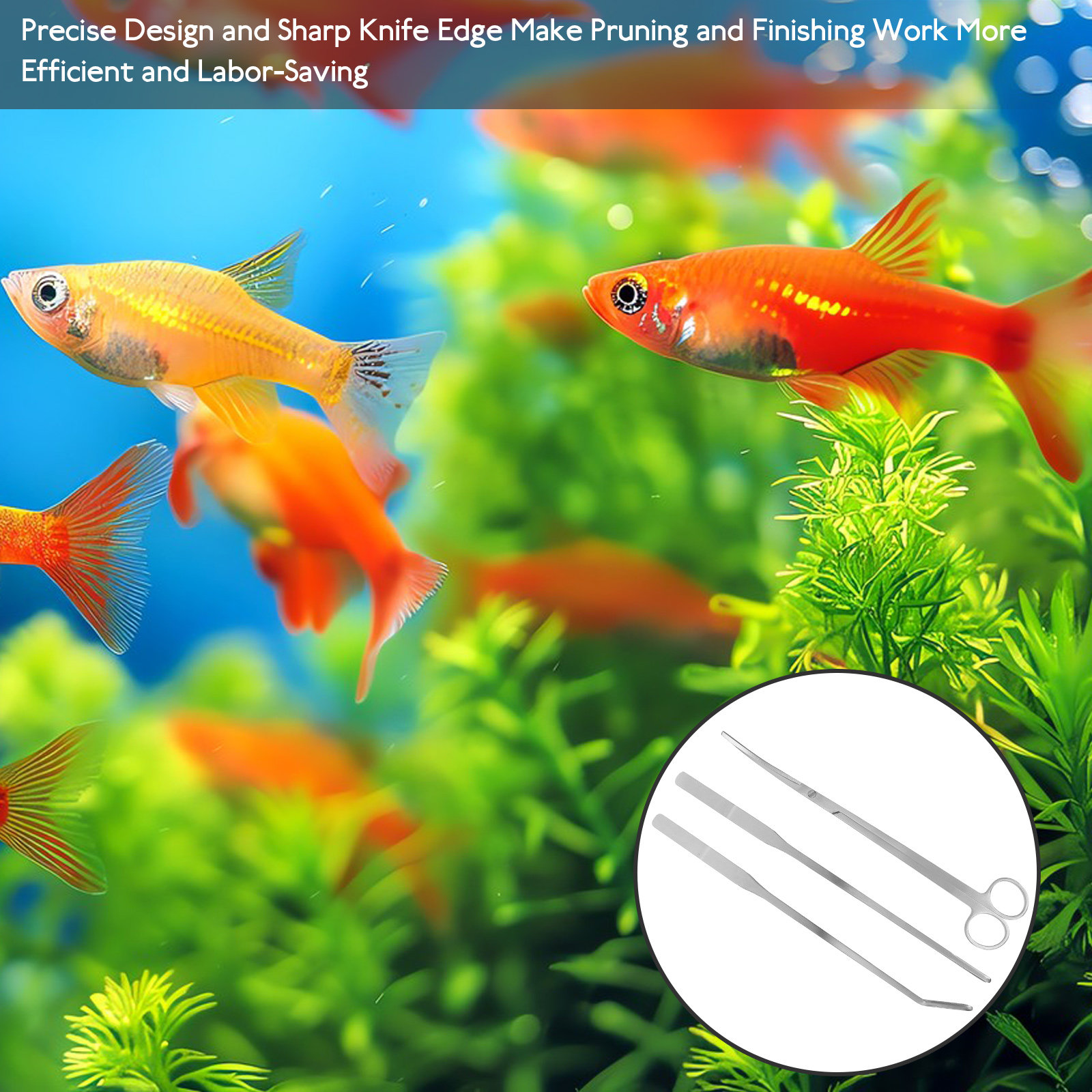 1Set Stainless Steel Aquarium  - Planted Aquarium Cleaning Kit บทวิจารณ์และราคา