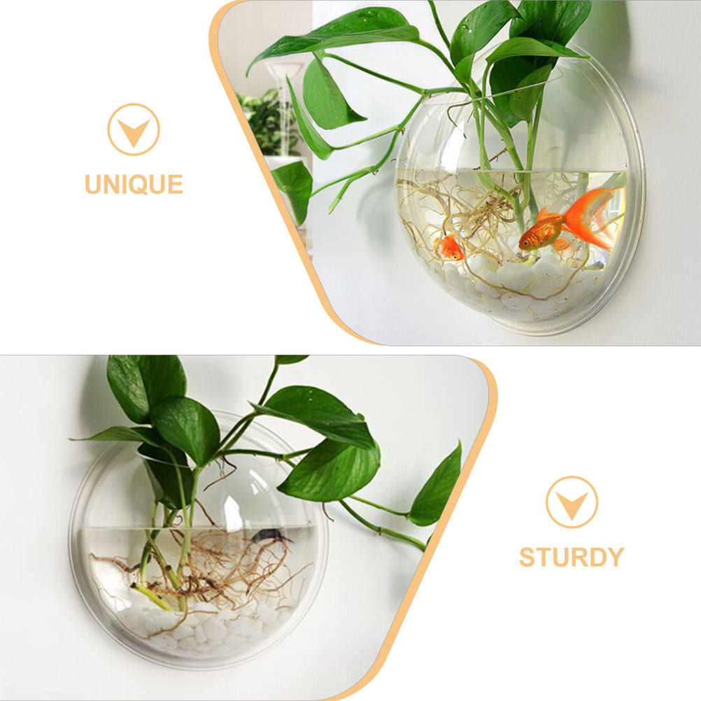 Wall Mounted Fish Bowl Acrylic - Aquarium Planted Wall บทวิจารณ์และราคา