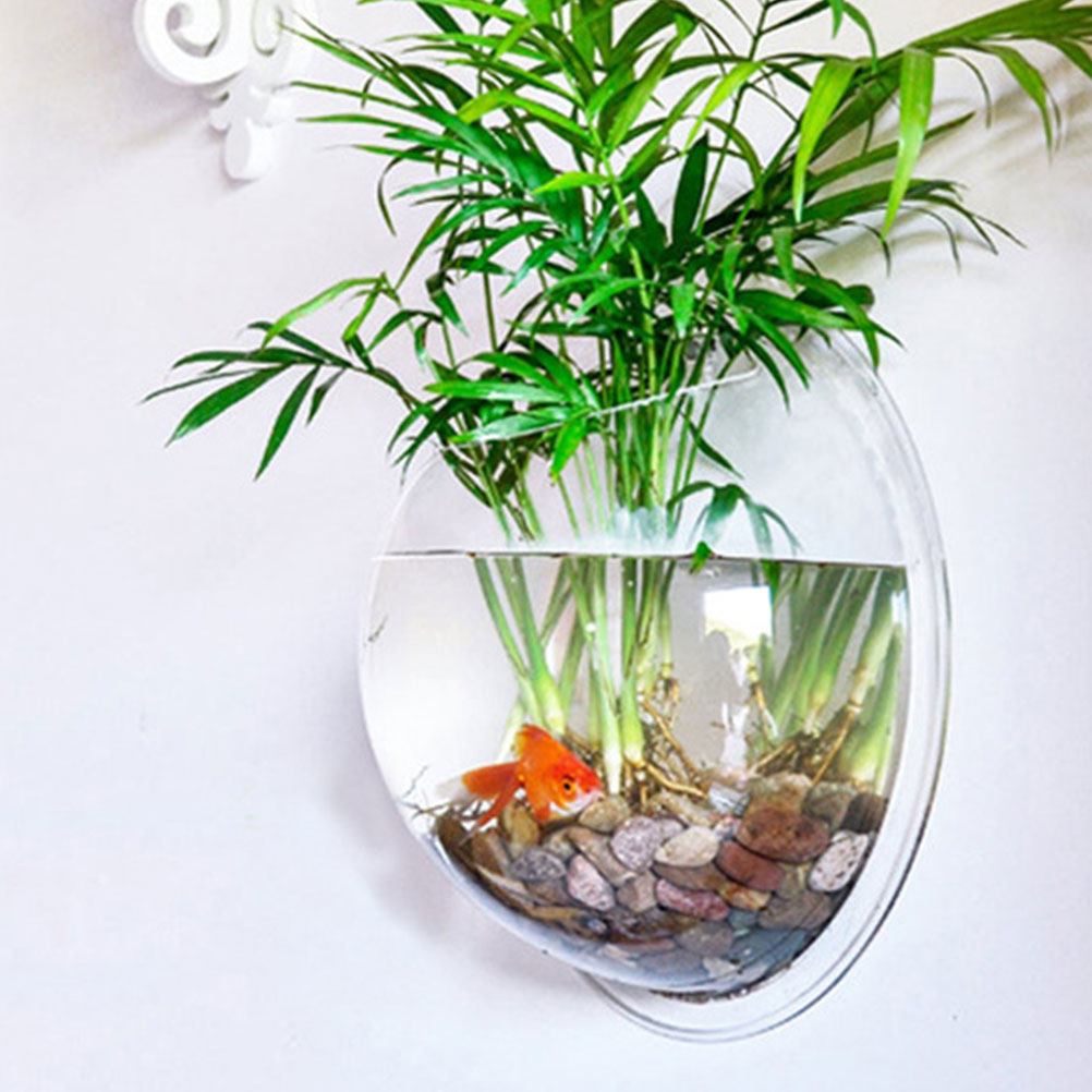 Wall Mounted Fish Bowl Acrylic - Aquarium Planted Wall บทวิจารณ์และราคา
