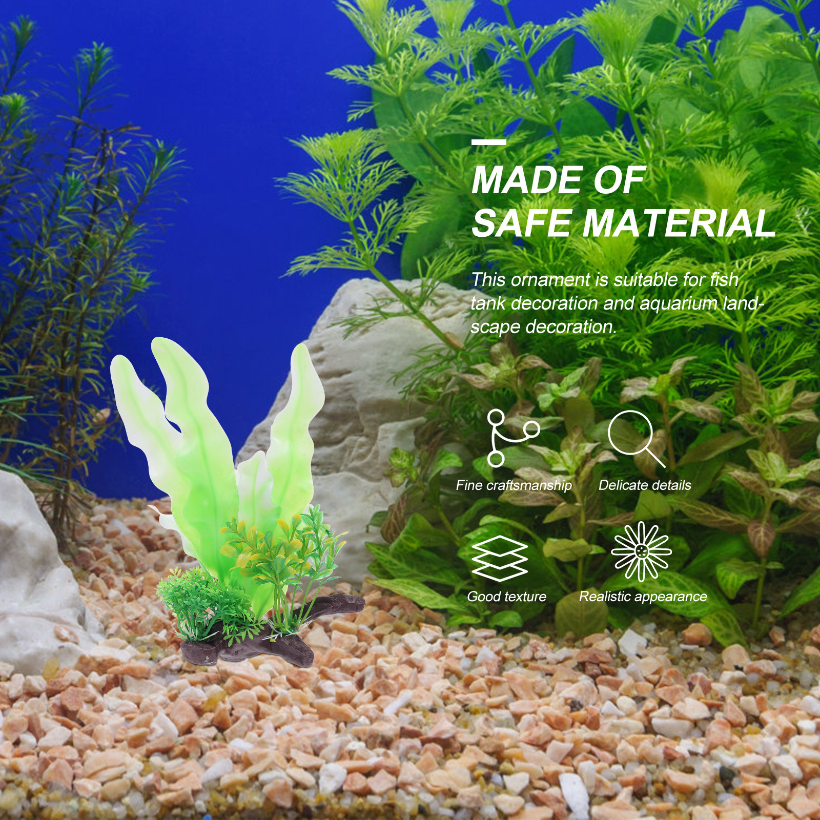 Lifelike Artificial Water Gras - Planted Aquarium Materials บทวิจารณ์และราคา