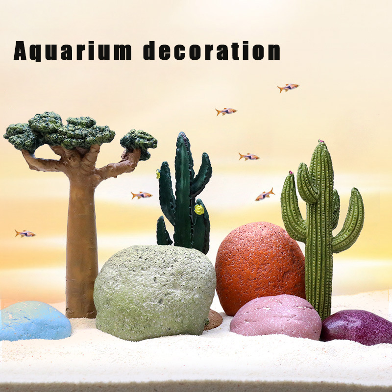 Fish Tank Decoration Aquarium  - Planted Aquarium Models บทวิจารณ์และราคา