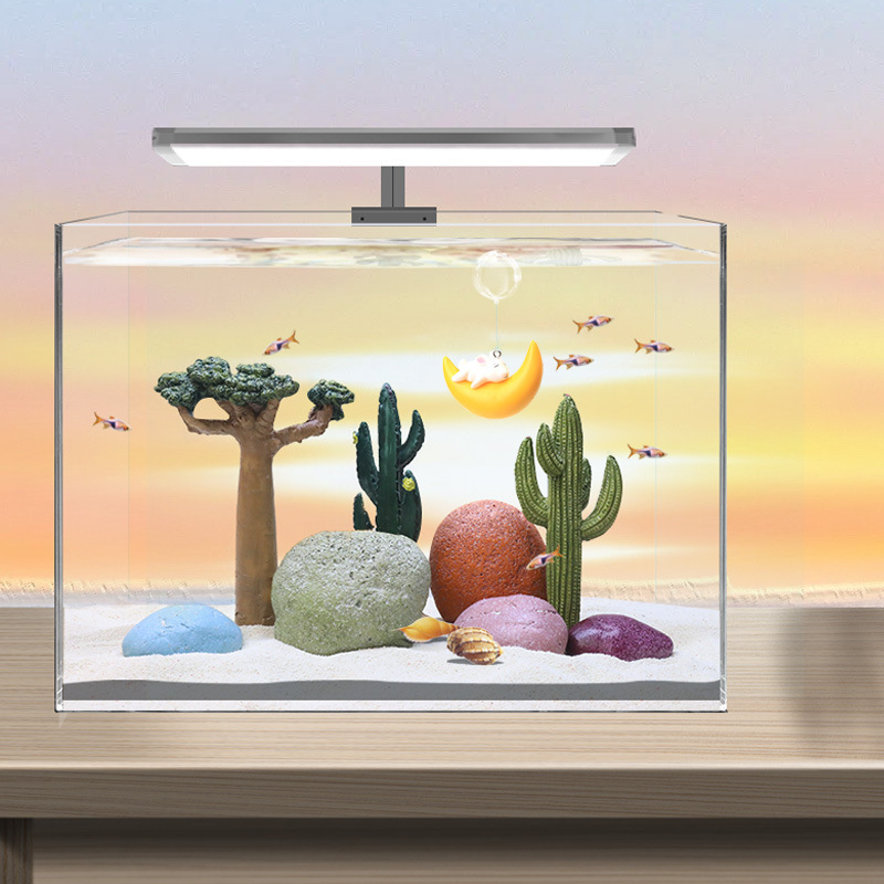 Fish Tank Decoration Aquarium  - Planted Aquarium Models บทวิจารณ์และราคา