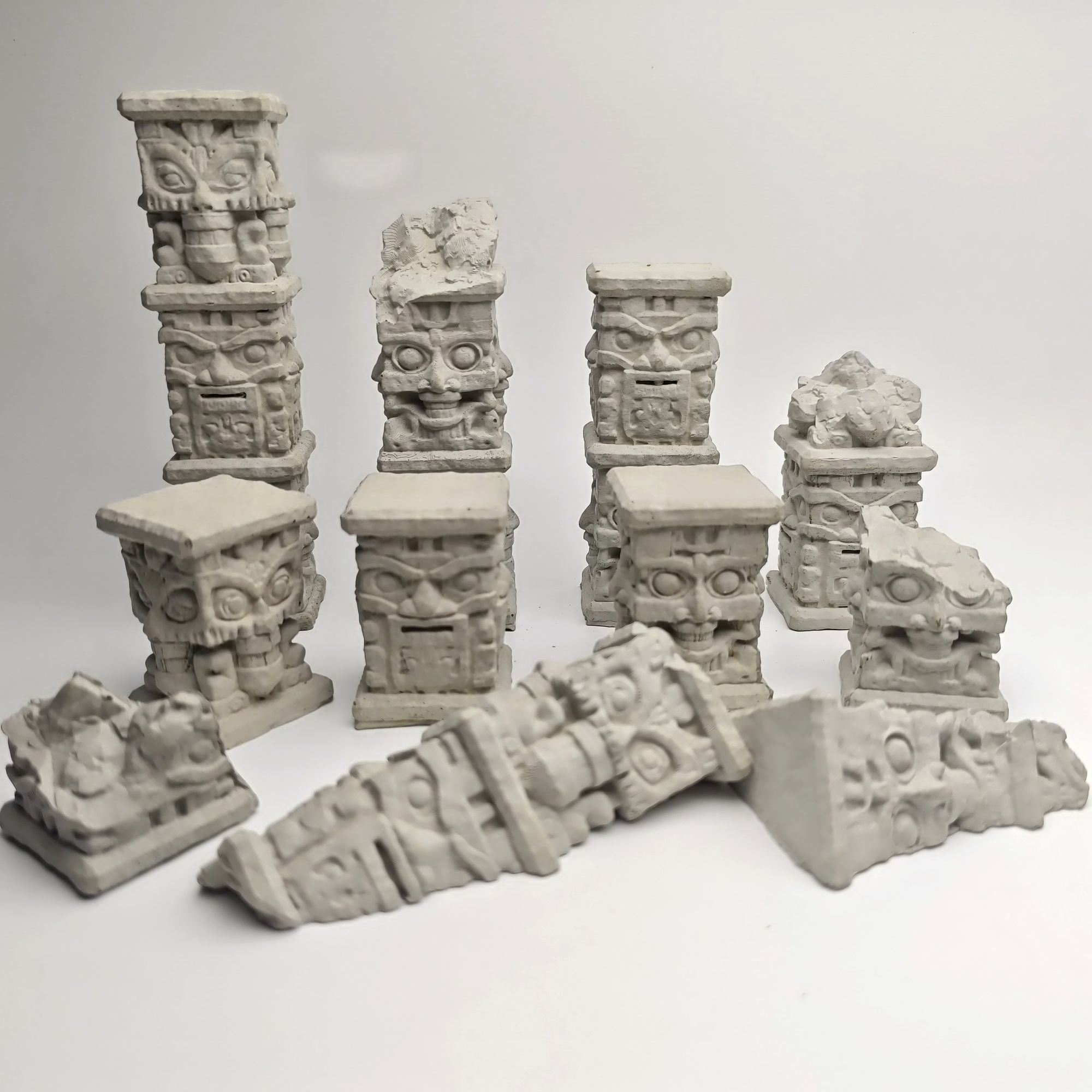 Maya Column Cement Worn Plant  - Planted Aquarium Models บทวิจารณ์และราคา