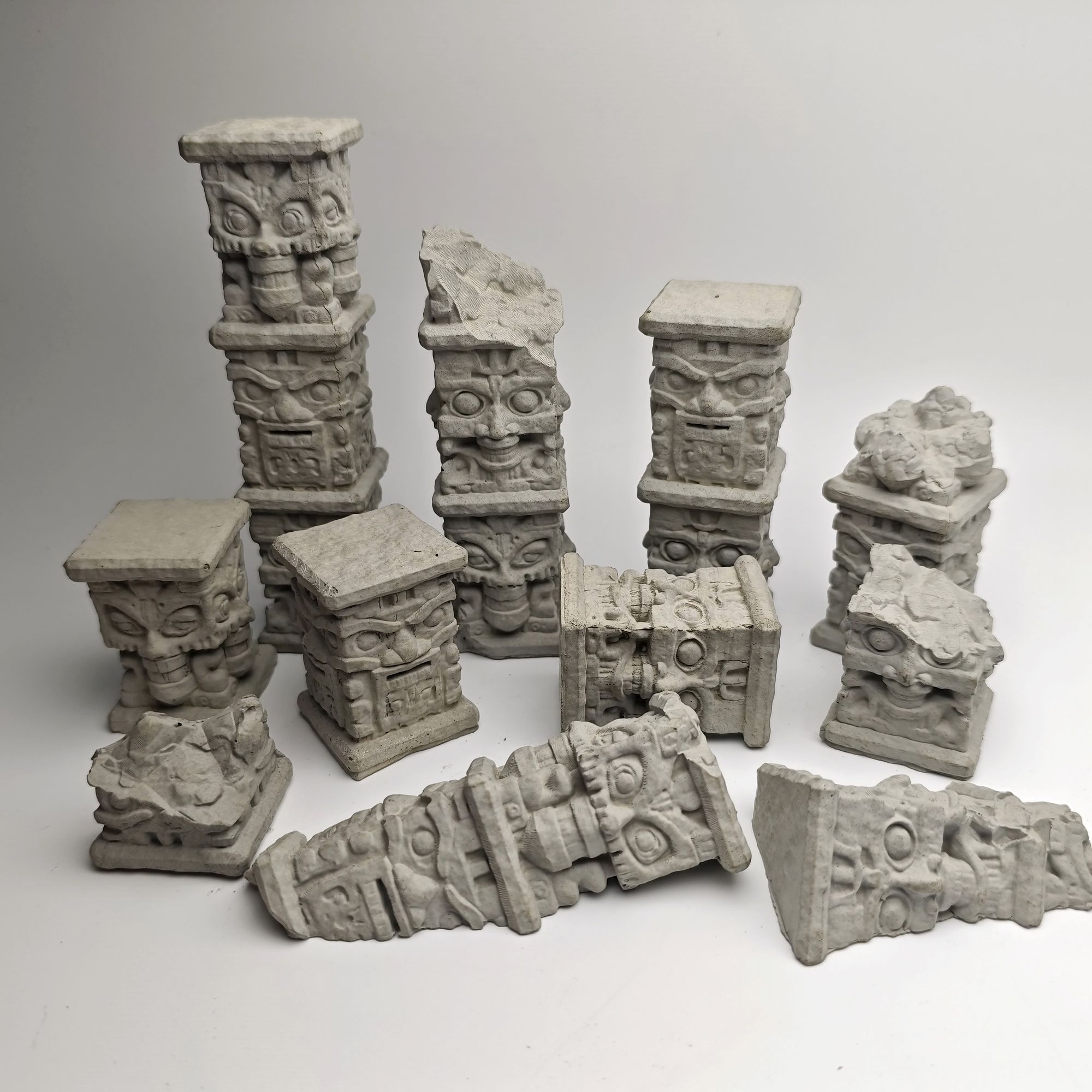 Maya Column Cement Worn Plant  - Planted Aquarium Models บทวิจารณ์และราคา