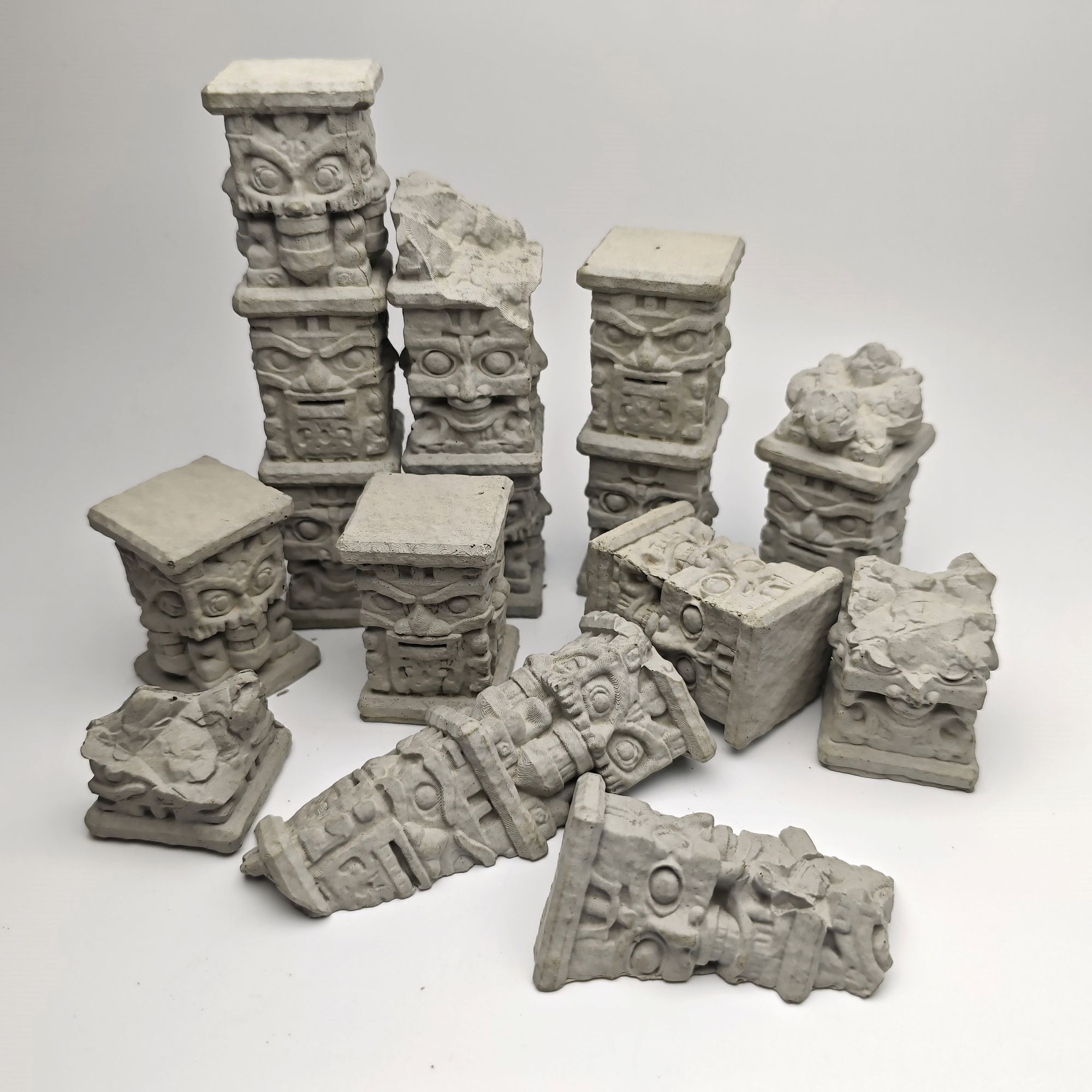 Maya Column Cement Worn Plant  - Planted Aquarium Models บทวิจารณ์และราคา