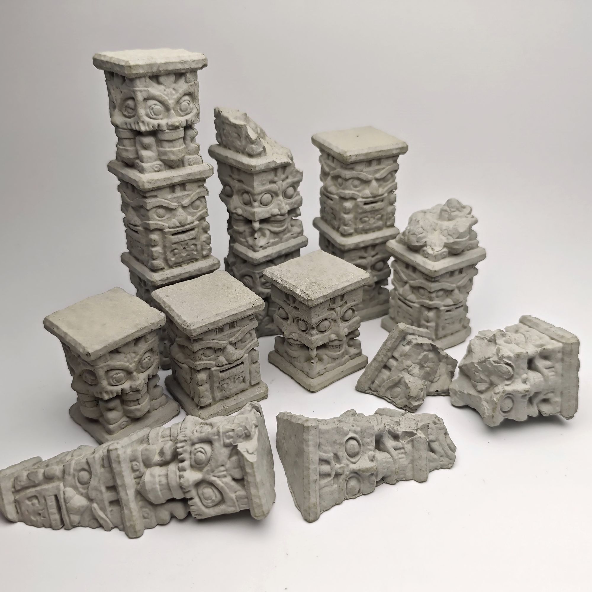 Maya Column Cement Worn Plant  - Planted Aquarium Models บทวิจารณ์และราคา
