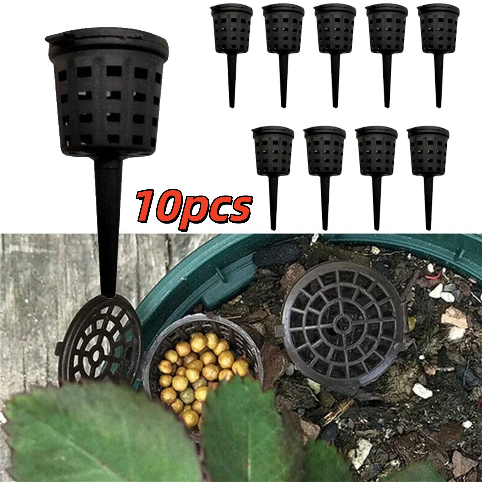 10pcs Plastic Fertilizer Baske - Aquarium Plant Root Fertilizer บทวิจารณ์และราคา